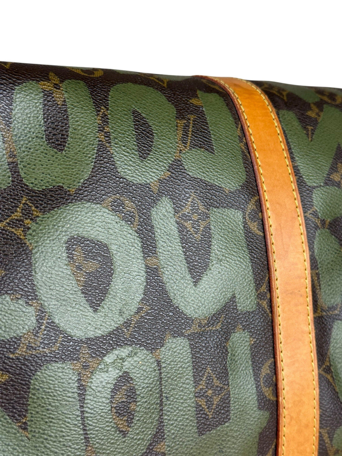 Louis Vuitton Stephen Sprouse Limited Edition Graffiti Keepall 50 Green
