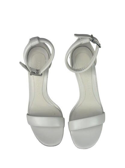 Alexander McQueen White Arc Calfskin Sandal