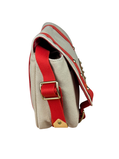 Louis Vuitton Tan/Red Canvas Antigua Besace Messenger Bag PM