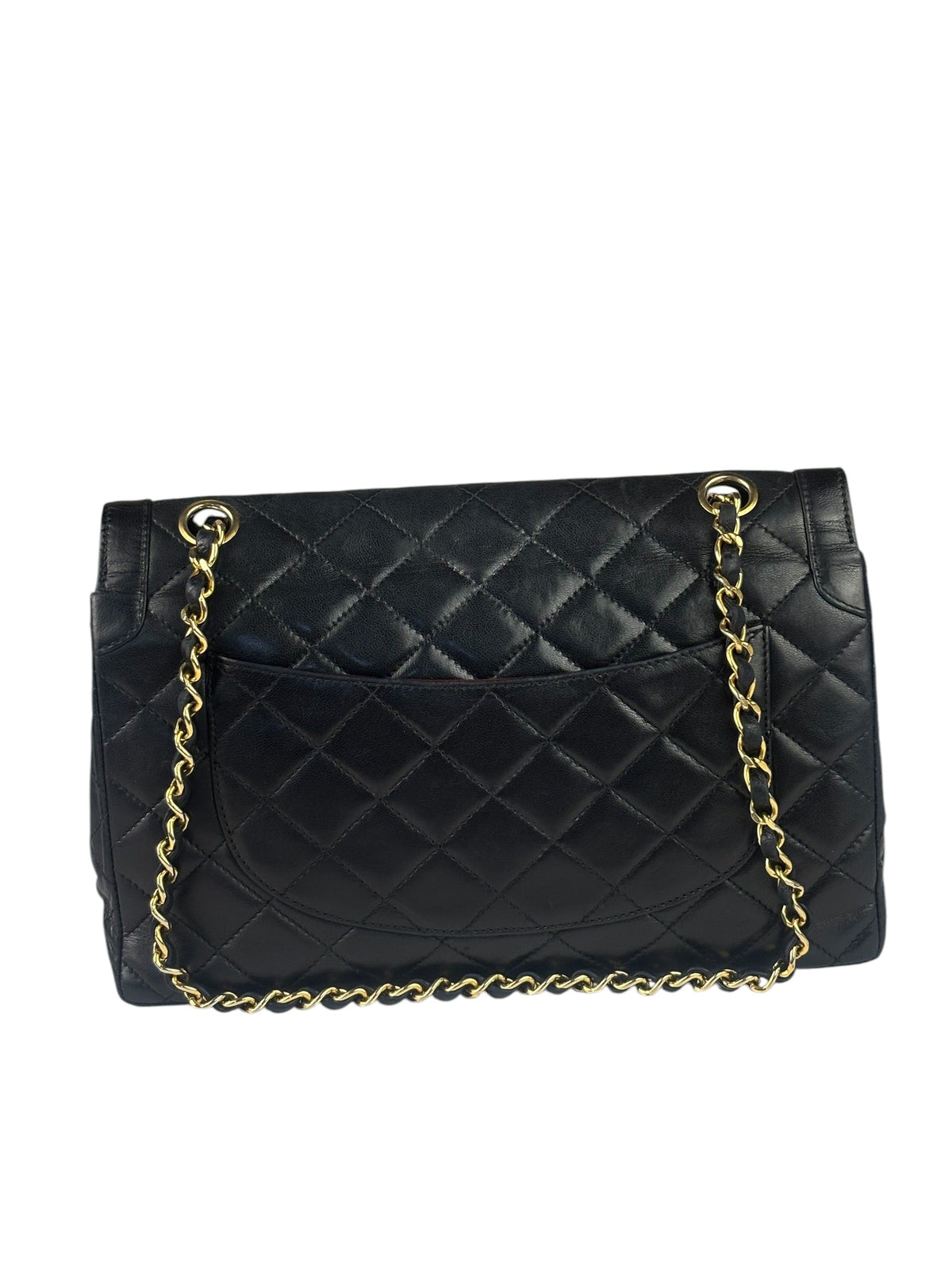 Chanel Black Quilted Leather Double Flap Small Bag