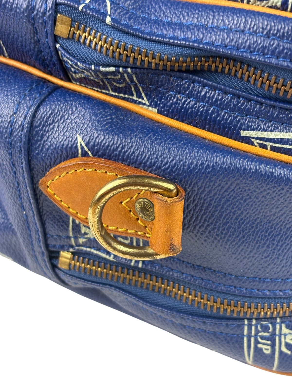 Louis Vuitton Vintage Blue LV Cup Sac Cowes Messenger