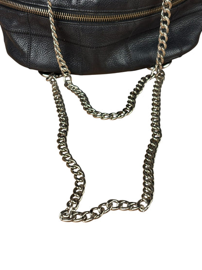 Chanel Black Caviar Chocolate Bar Shoulder Bag