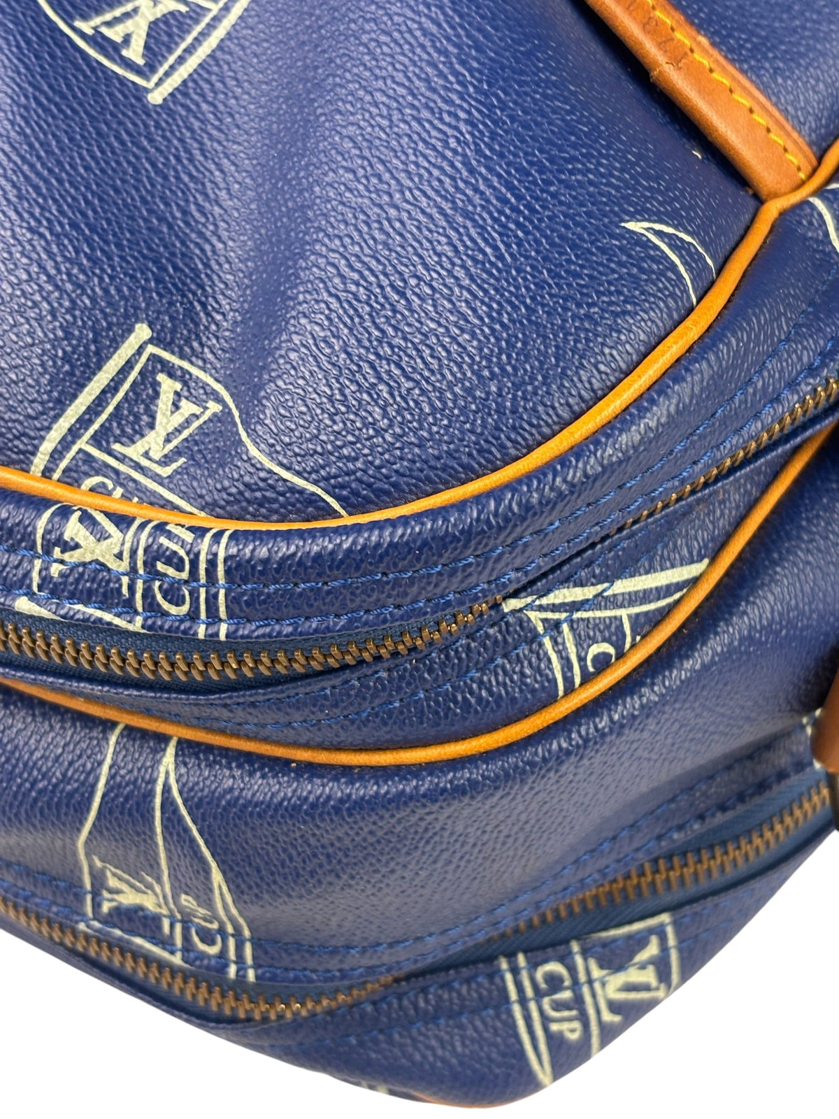 Louis Vuitton Vintage Blue LV Cup Sac Cowes Messenger