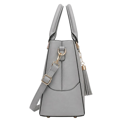 Orelza Grey Elegance Women’s Satchel Handbag