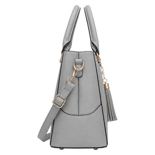 Orelza Grey Elegance Women’s Satchel Handbag