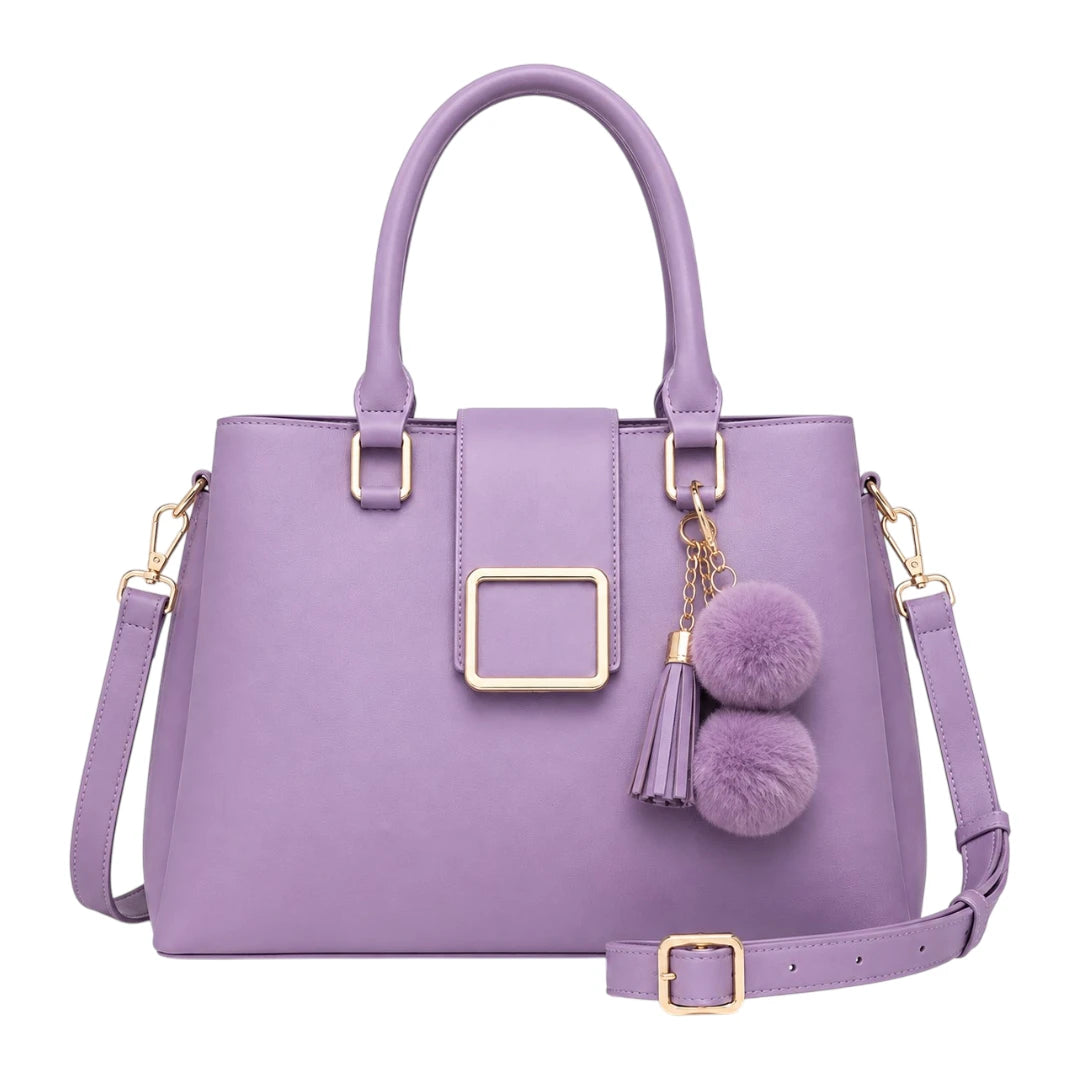 Orelza Lavender Charm Women’s Satchel Handbag