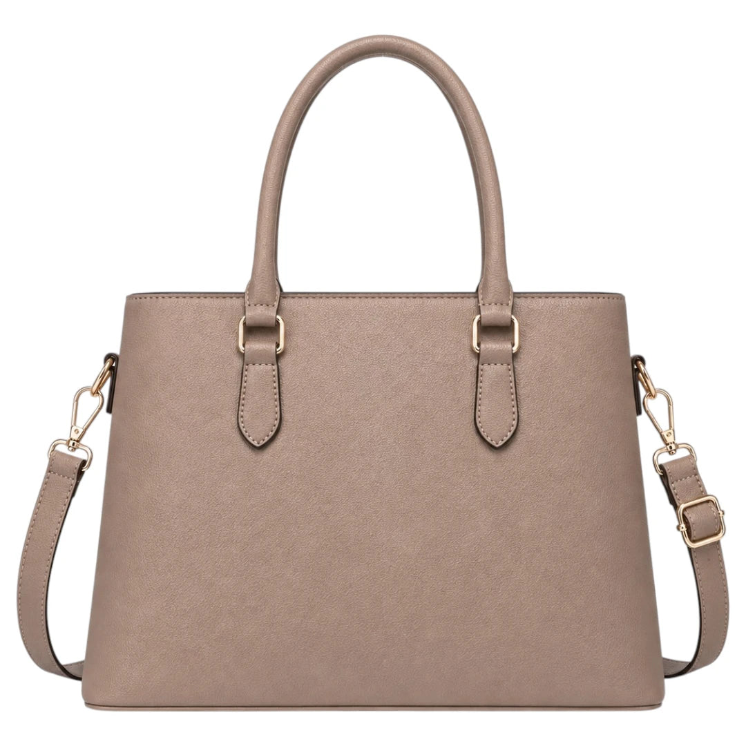Orelza Mocha Curve Women’s Satchel Handbag