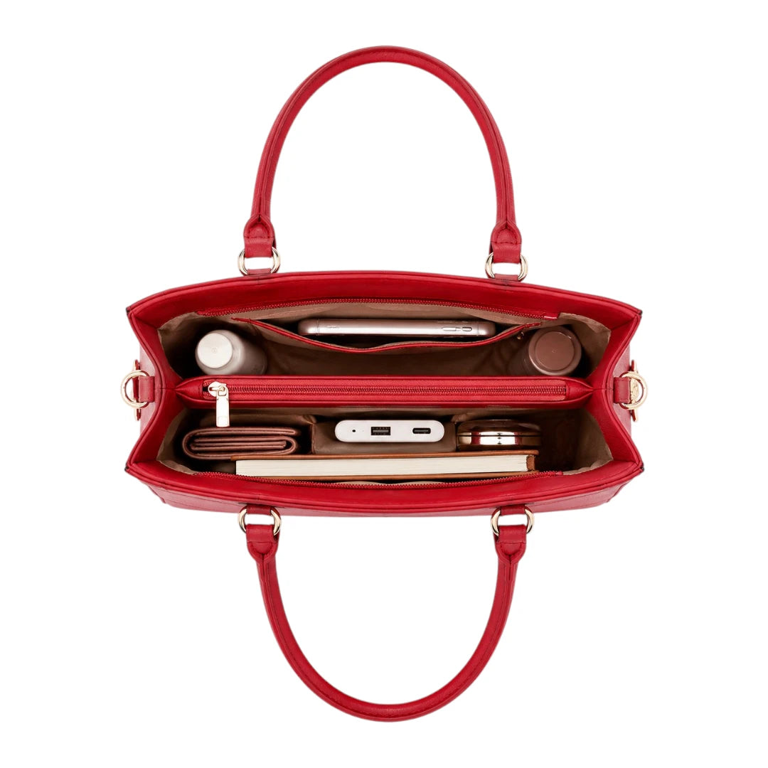 Orelza Red Edge Women’s Satchel Handbag