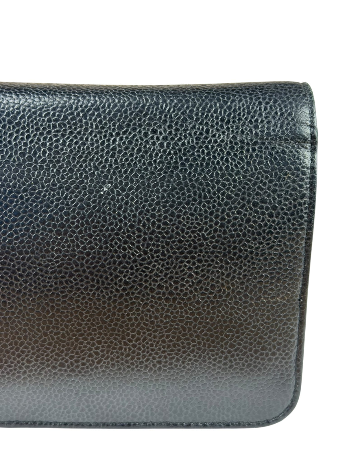 Chanel Black Caviar Flap Wallet On Chain 2013