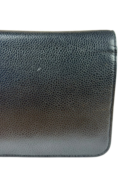 Chanel Black Caviar Flap Wallet On Chain 2013