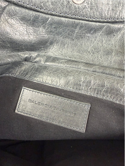 Balenciaga Grey Lambskin Giant Envelope Clutch