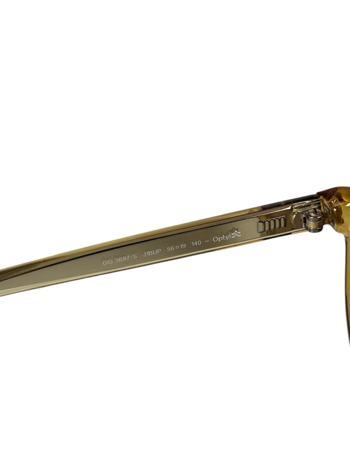 Gucci Brown Translucent GG3697/S Round-To-Oval Sunglasses