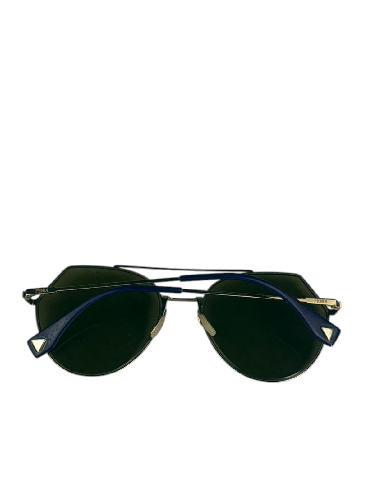 Fendi Gold-Toned Eyeline Aviator Sunglasses FF0494/S