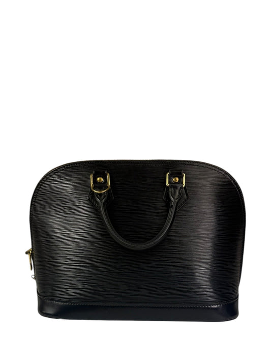 Louis Vuitton Black Epi Leather Alma Handbag PM