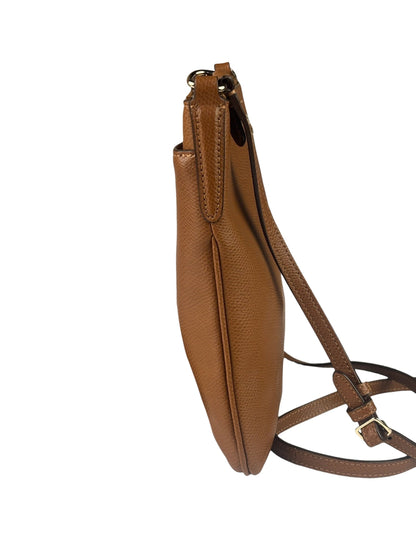 Coach Tan Brown Pebble Leather Crossbody Bag
