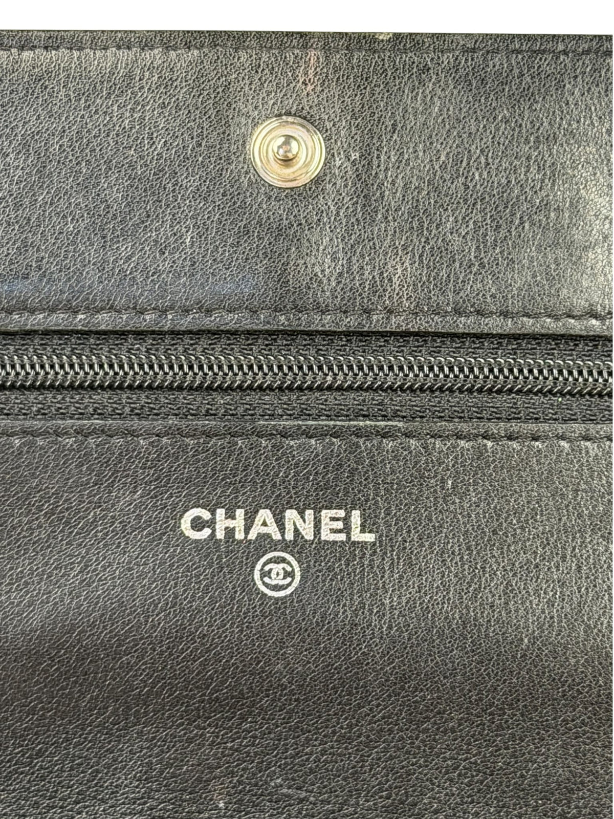 Chanel Black Caviar Flap Wallet On Chain 2013