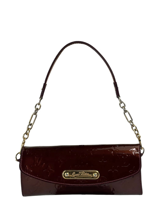 Louis Vuitton Burgundy Monogram Vernis Sunset Boulevard Shoulder Bag