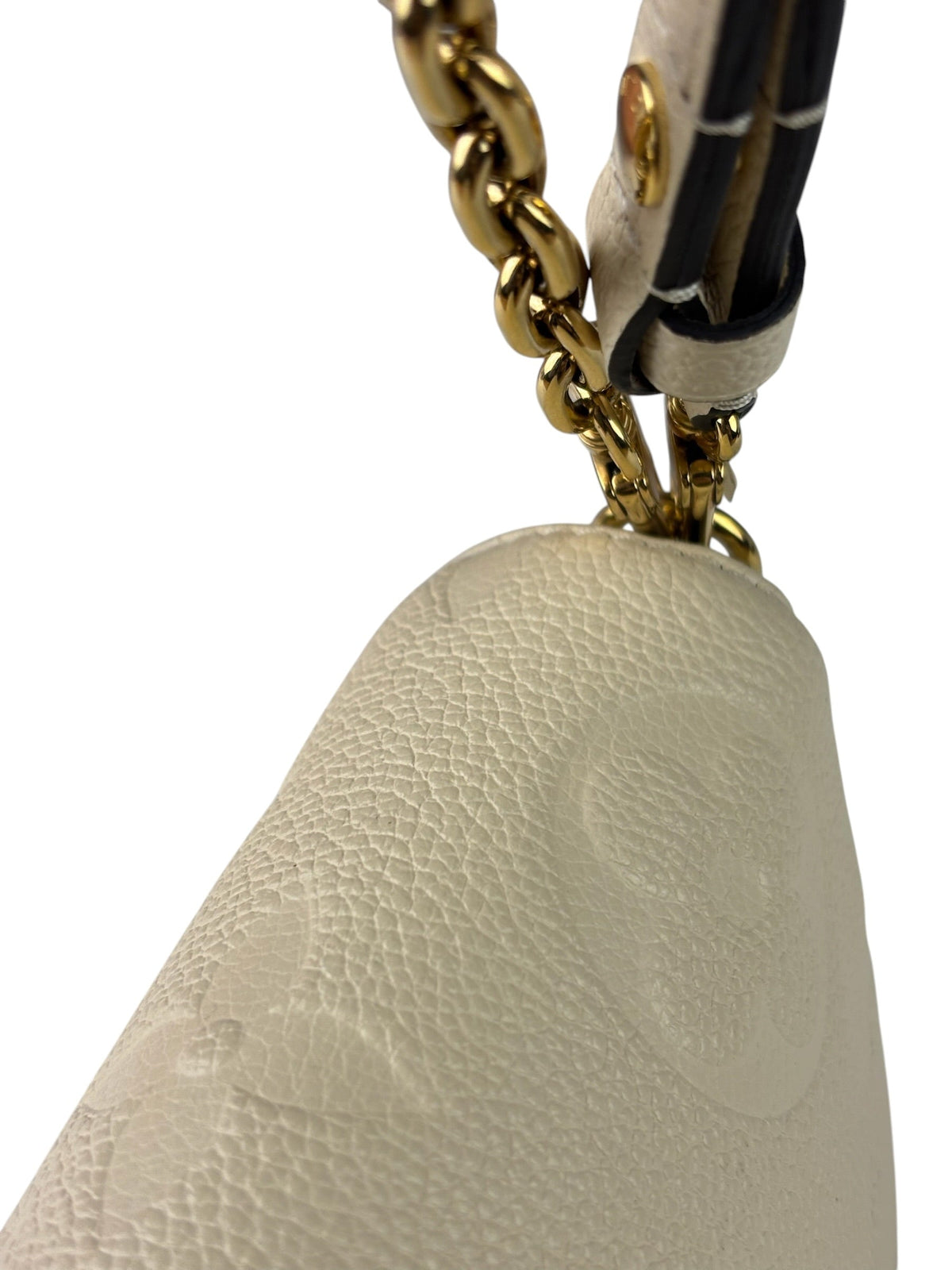 Louis Vuitton Ivory Empreinte Monogram Leather Chain Ivy Pochette