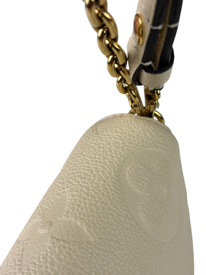 Louis Vuitton Ivory Empreinte Monogram Leather Chain Ivy Pochette