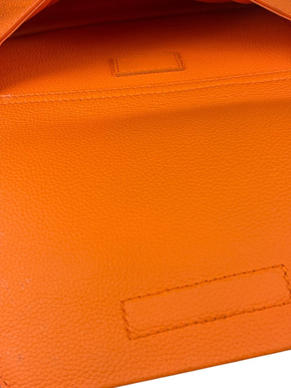 Louis Vuitton Aerogram Takeoff Leather Sling Bag Orange