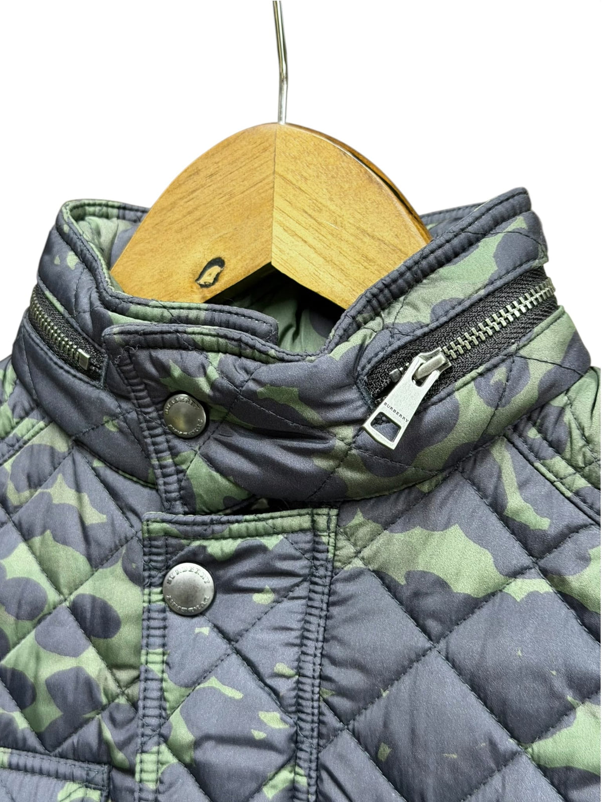 Burberry Kids Camo Quilted Puffer Jacket