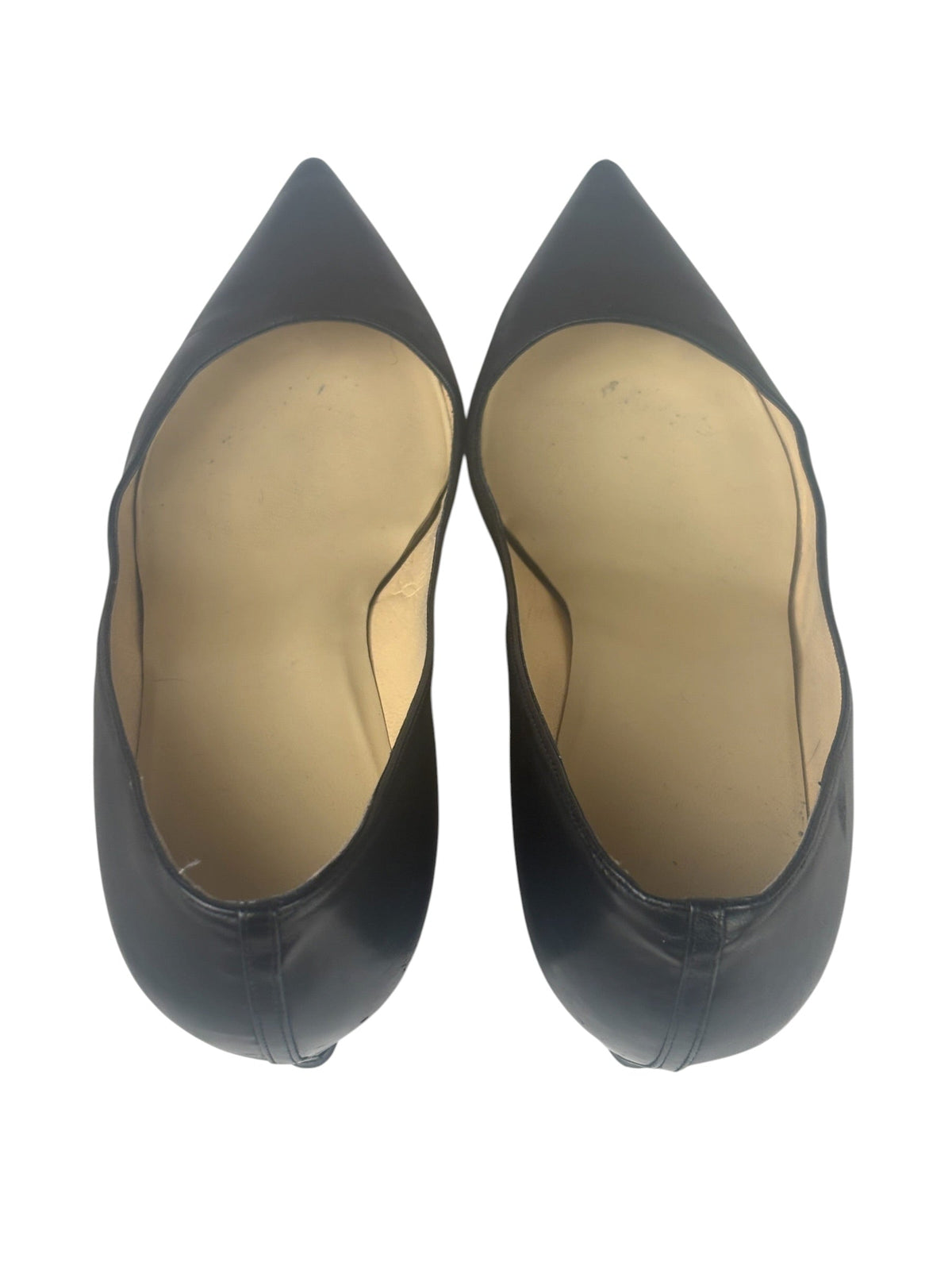 Christian Louboutin Black Leather Agneska Wave Pump