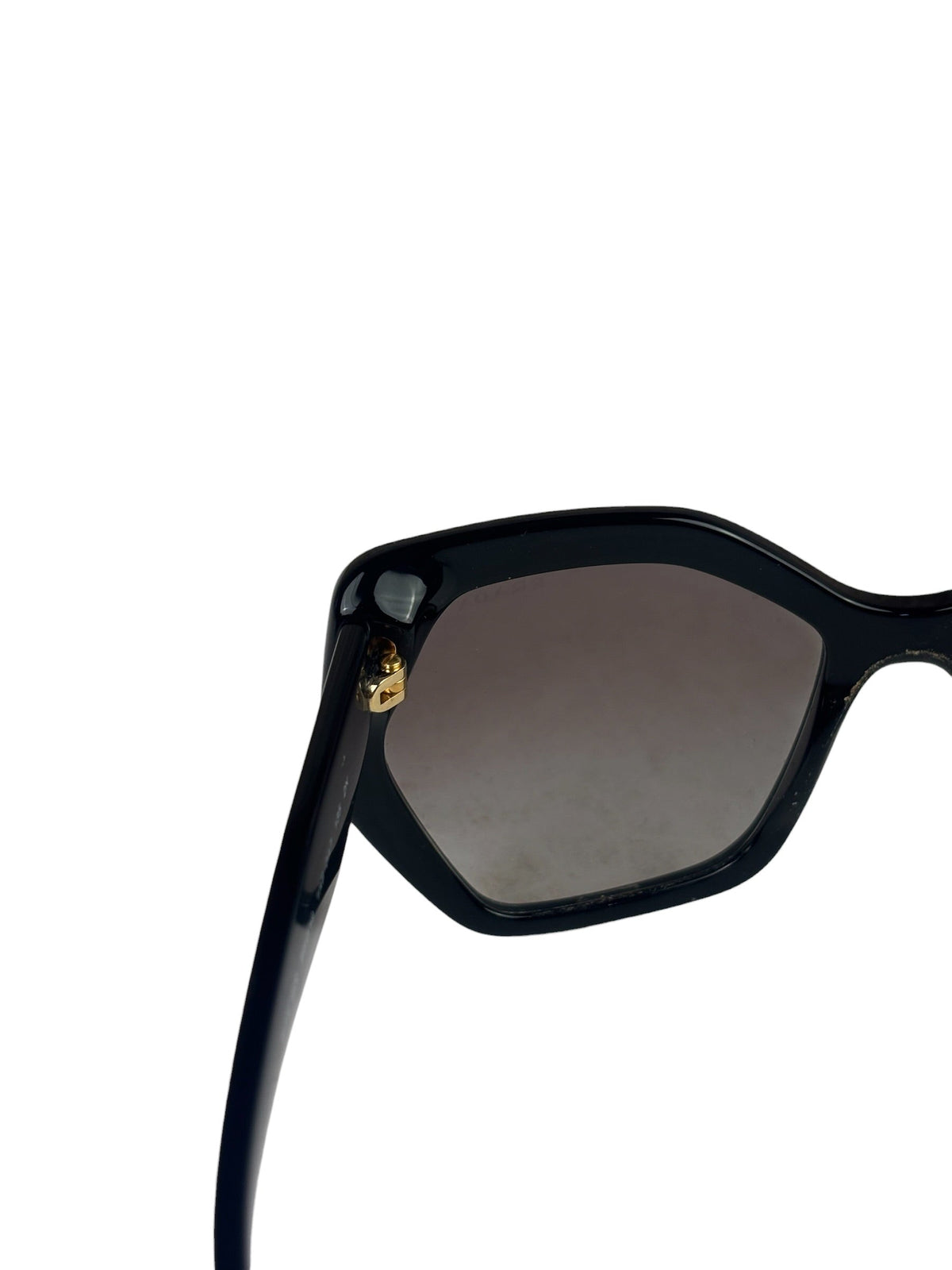 Prada Black Acetate Oversized Sunglasses