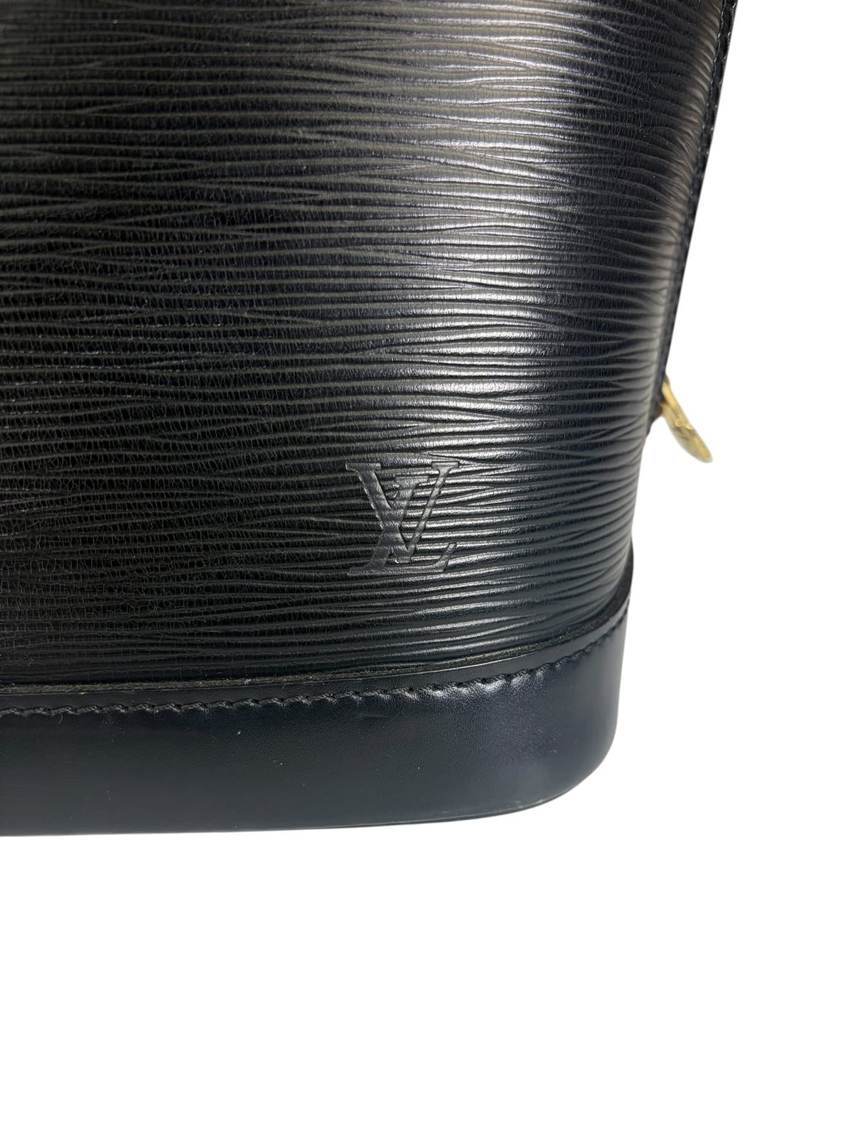 Louis Vuitton Black Epi Leather Alma Handbag PM