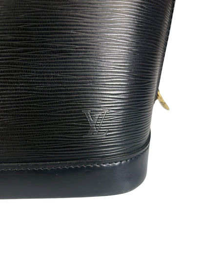 Louis Vuitton Black Epi Leather Alma Handbag PM