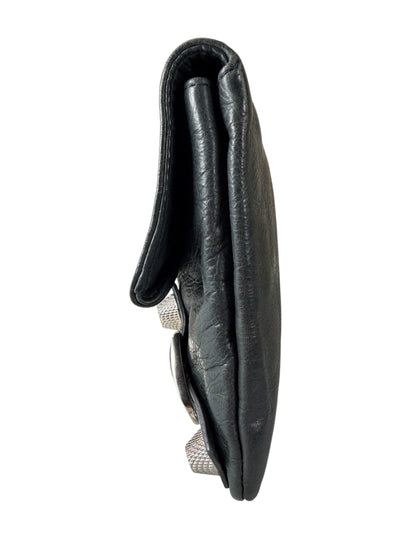 Balenciaga Grey Lambskin Giant Envelope Clutch