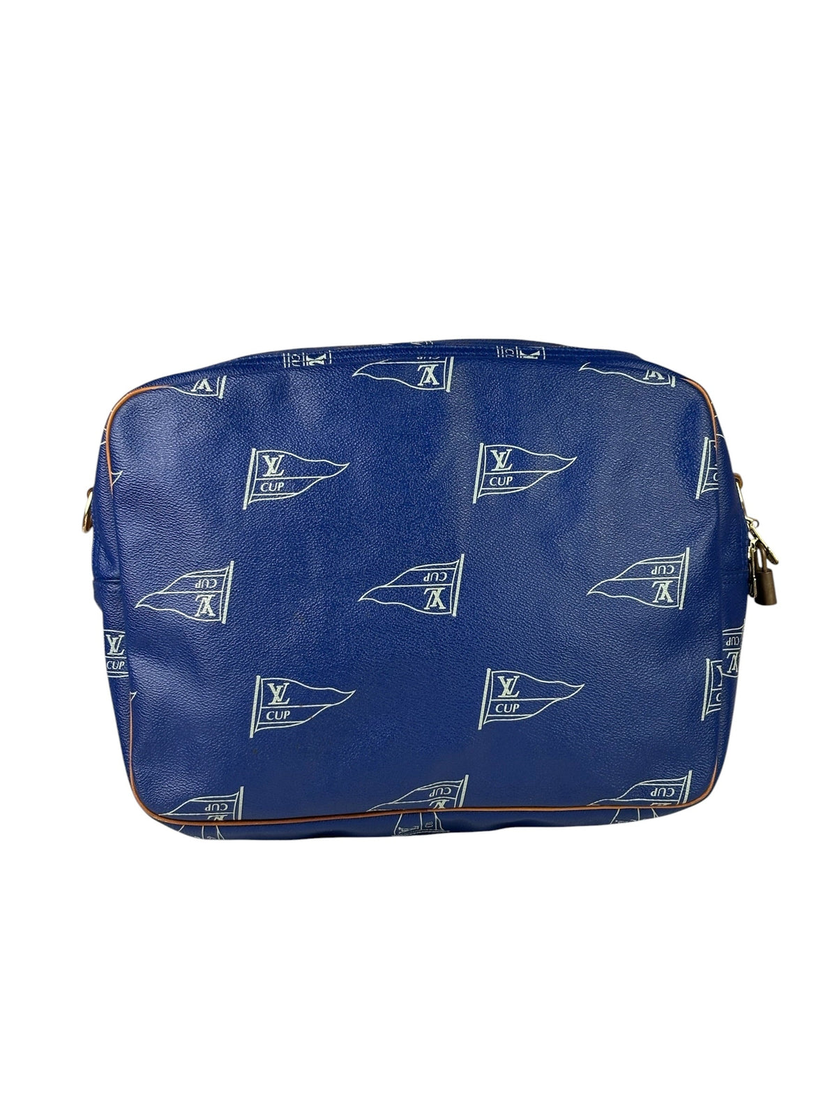 Louis Vuitton Vintage Blue LV Cup Sac Cowes Messenger