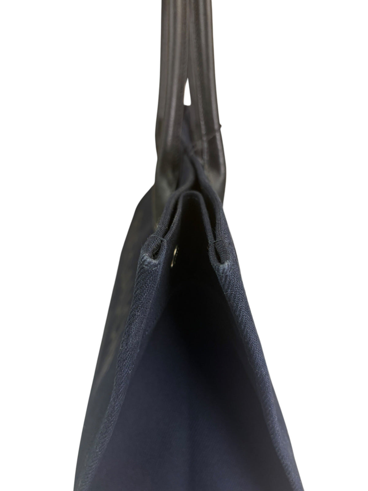 Yves Saint Laurent Navy/Black Leather Rive Gauche Tote