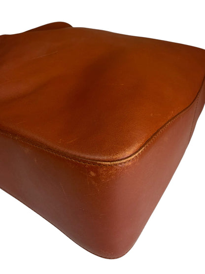 Loewe Vintage Brown Leather Shoulder Bag