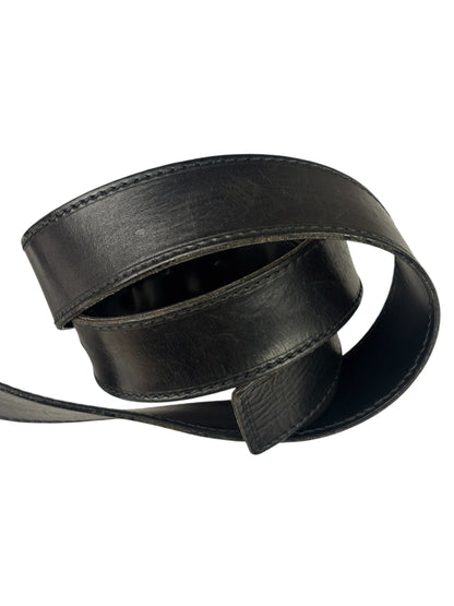 Gucci Silver-Toned Leather Belt
