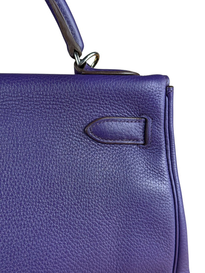 Hermes Togo Kelly II Retourne 32 Ultraviolet 2010