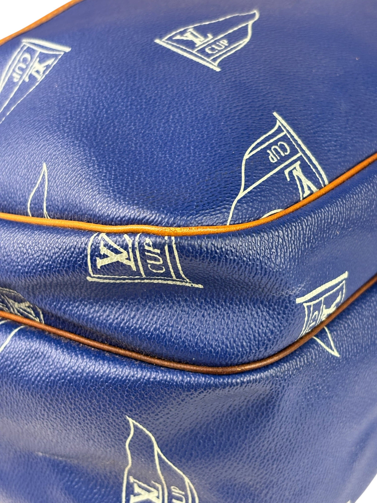Louis Vuitton Vintage Blue LV Cup Sac Cowes Messenger