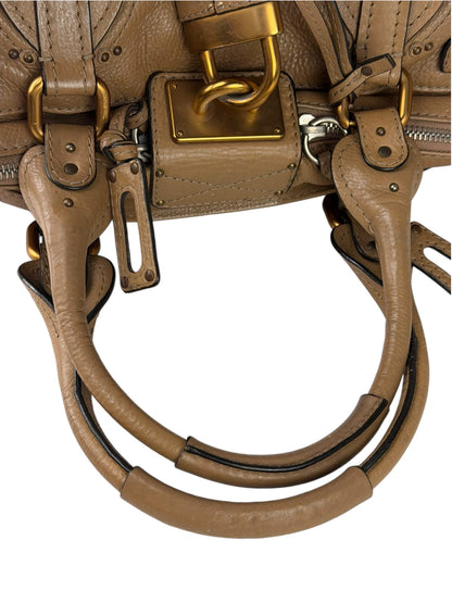 Chloe Brown Leather Paddington Shoulder Bag