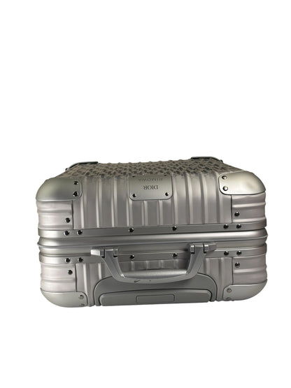 Christian Dior Blue/Silver Trotter Rimowa Suitcase