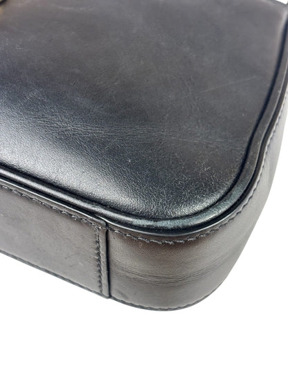 Yves Saint Laurent Black Leather Mini Le 5 À 7 Hobo Bag