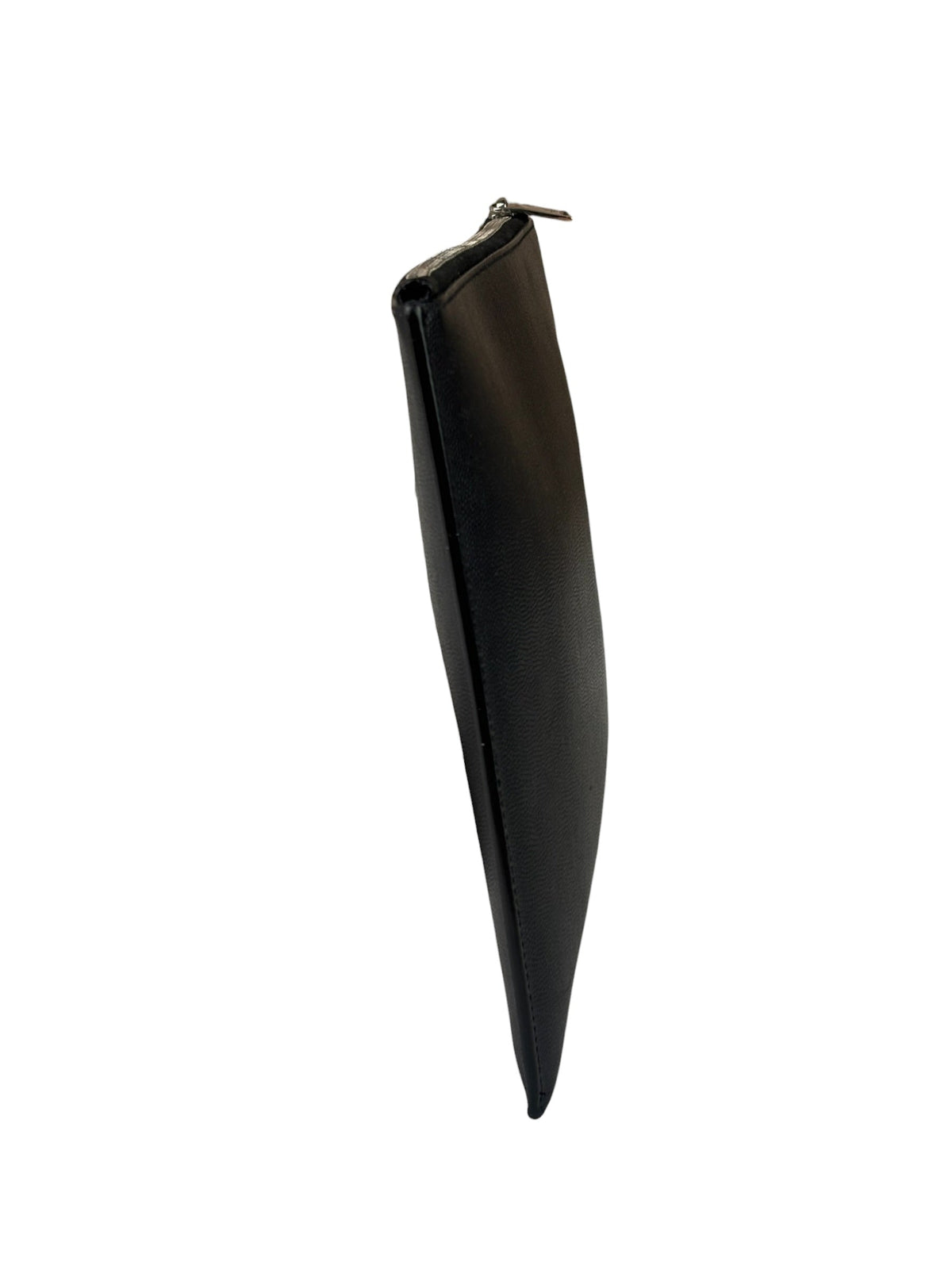 Yves Saint Laurent Black Pebbled Leather Pouch