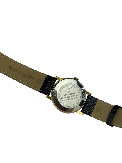 Gruen Precision Gold Linen Dial