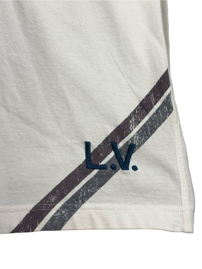 Louis Vuitton White LV Logo Long Sleeve Top