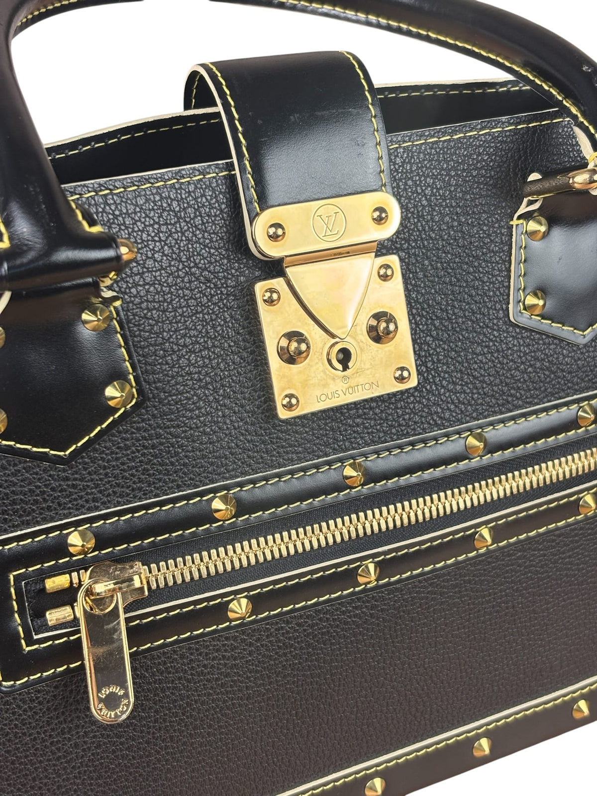 Louis Vuitton Black Goatskin Suhali Le Fabuleux Shoulder Bag