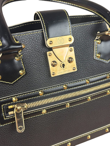 Louis Vuitton Black Goatskin Suhali Le Fabuleux Shoulder Bag
