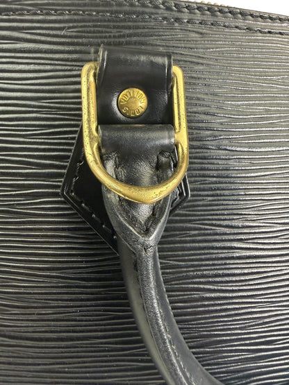 Louis Vuitton Black Epi Leather Alma Handbag PM