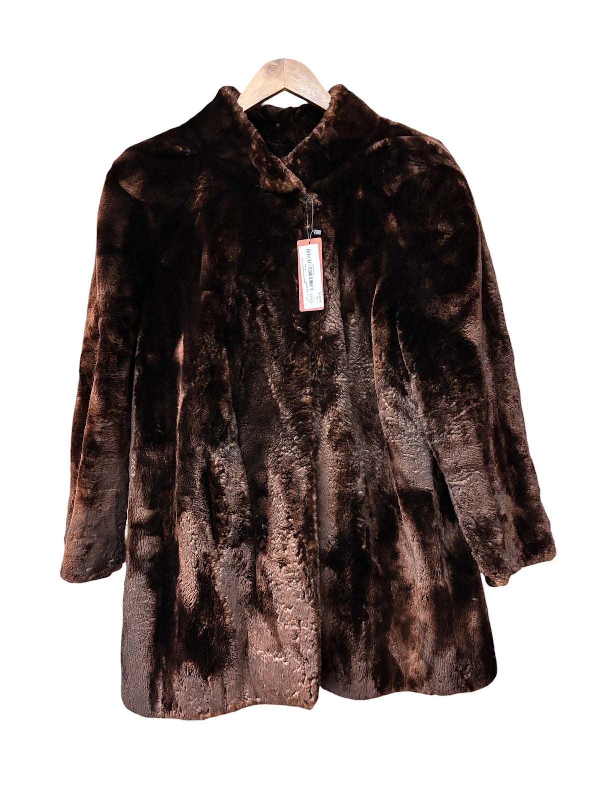 Vintage Brown Chinchilla Fur Coat