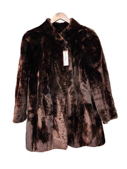 Vintage Brown Chinchilla Fur Coat