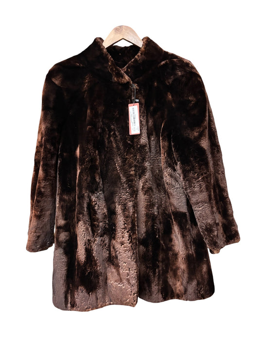Vintage Brown Chinchilla Fur Coat