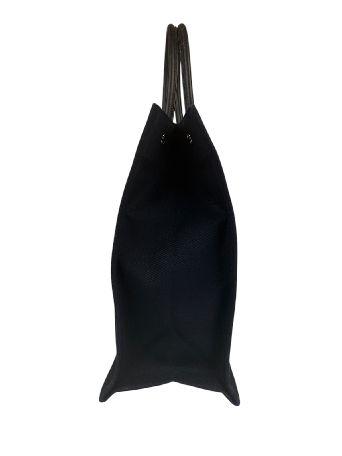 Yves Saint Laurent Navy/Black Leather Rive Gauche Tote