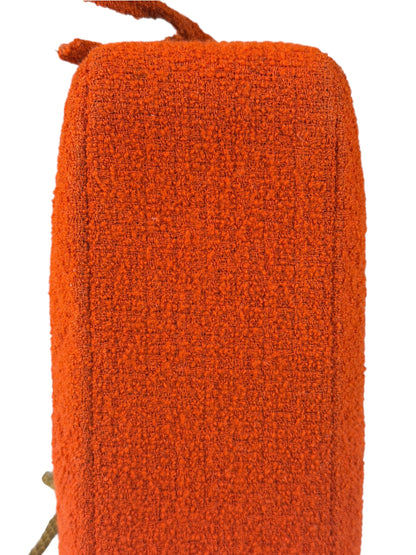 Chanel Vintage Red Quilted Tweed Shoulder Bag 1994